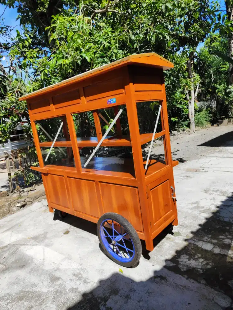 Gerobak Angkringan Bakso Mie Ayam PeceL Bubur Sate Martabak Ronde dlL