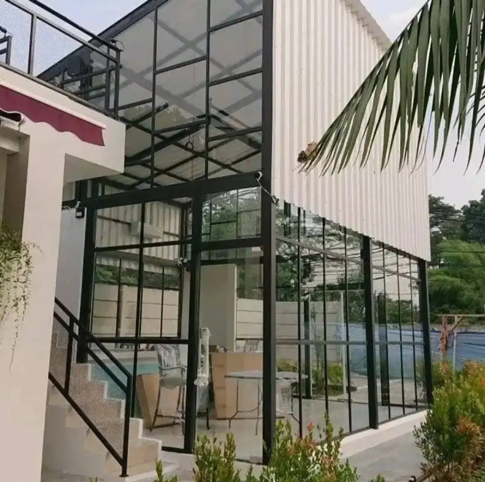 bangunan besi simpel kokoh berkualitas