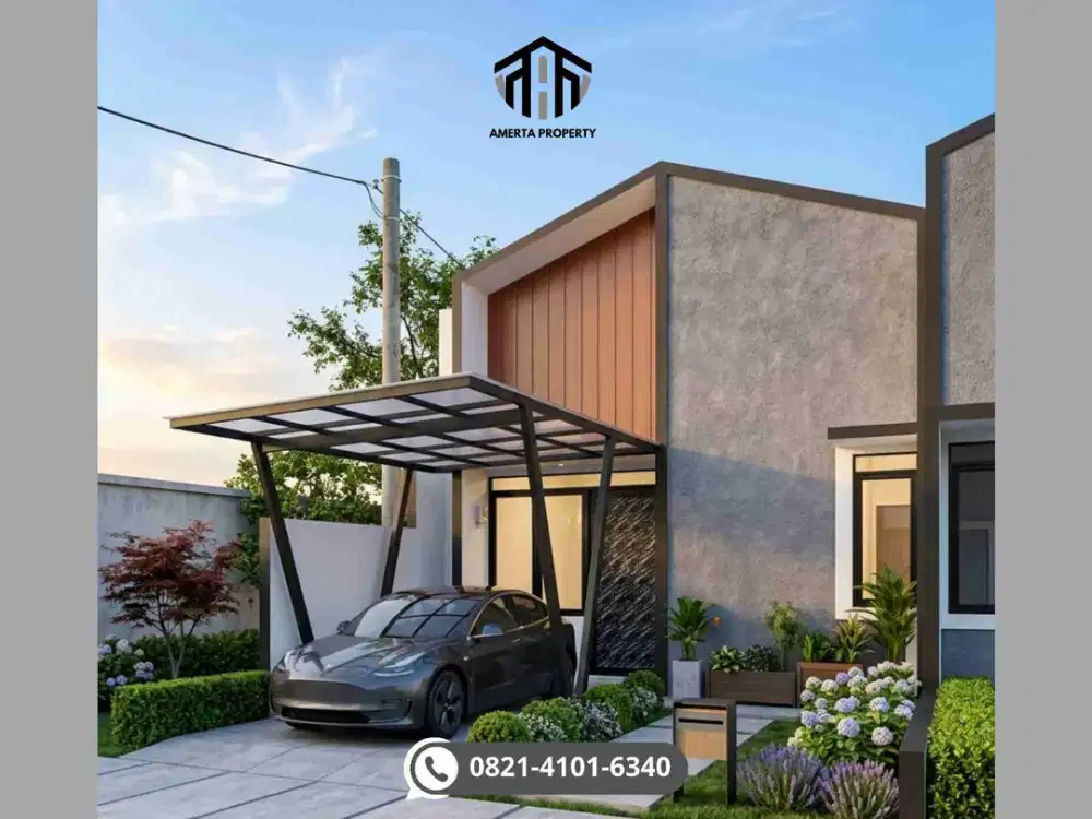 Cicilan 1 Jutaan | Rumah Modern dekat stasiun KRL | DP 0%