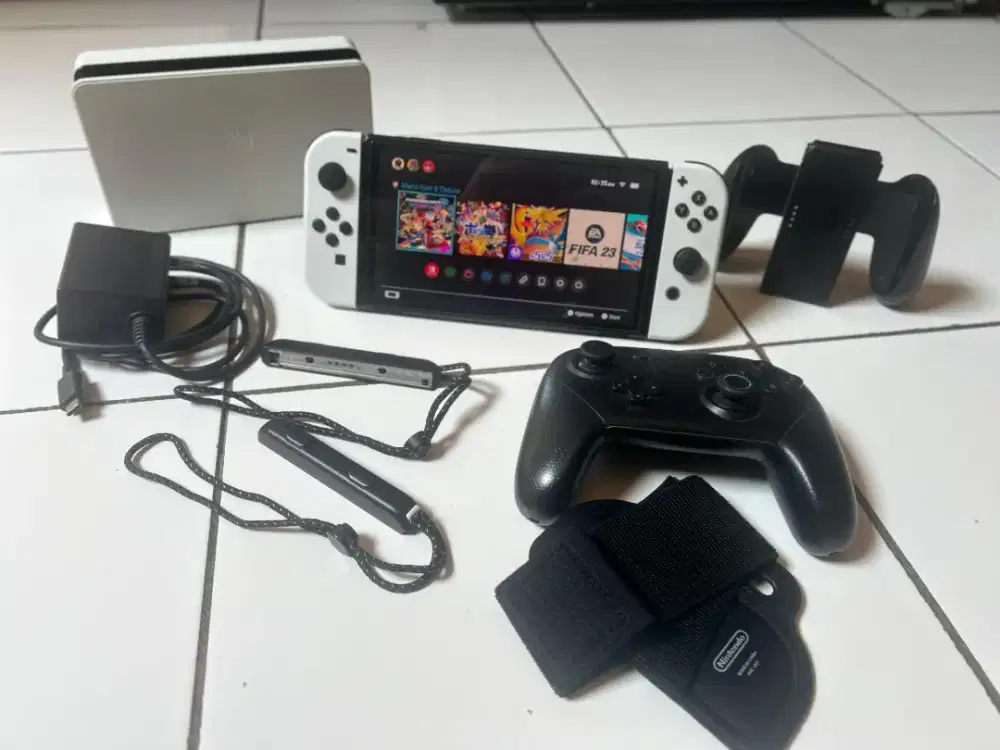 Nitendo switch oled putih