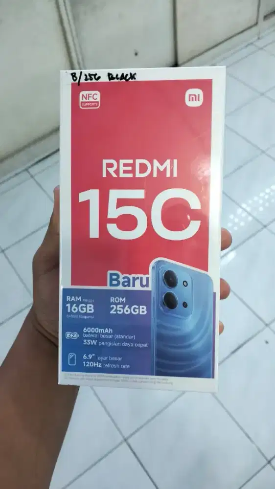 Xiaomi redmi 15c (8/256) new spesial promo