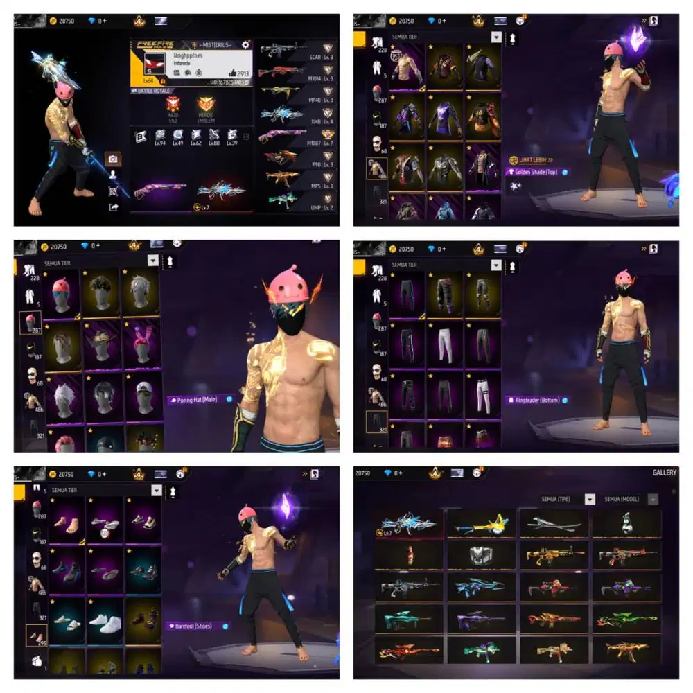 JUAL AKUN FF AMAN DAN TERPERCAYA