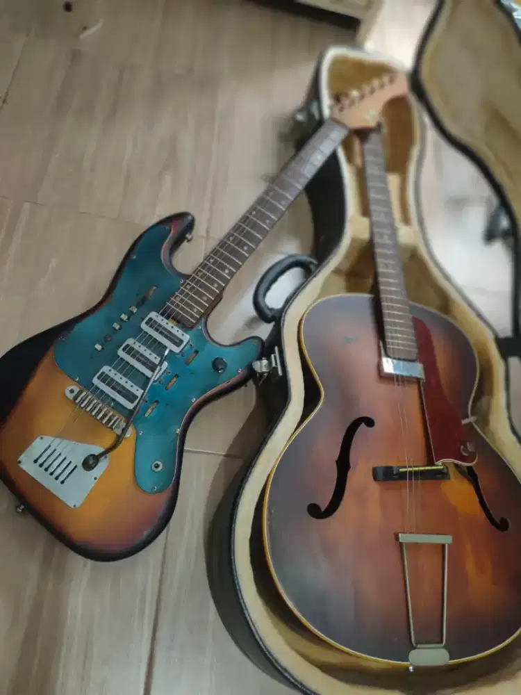 2 HOFNER SUPER ANTIK GUITAR MUSEUM