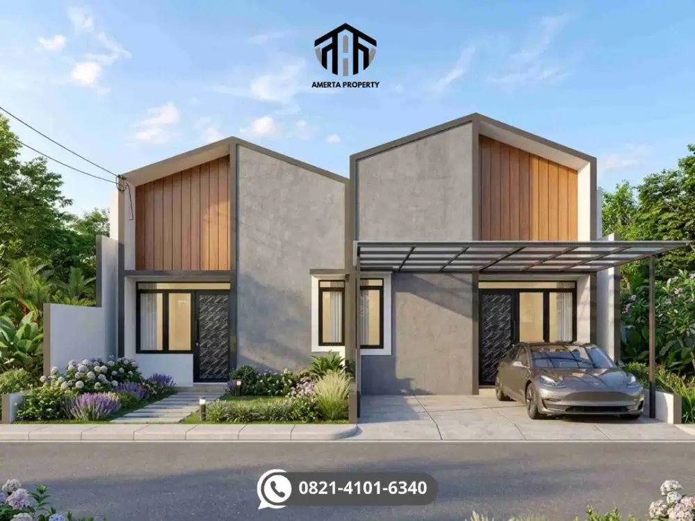 DP 0% Cicilan 1 Jutaan | Rumah Modern dekat stasiun KRL Citayam | Free Biaya biaya