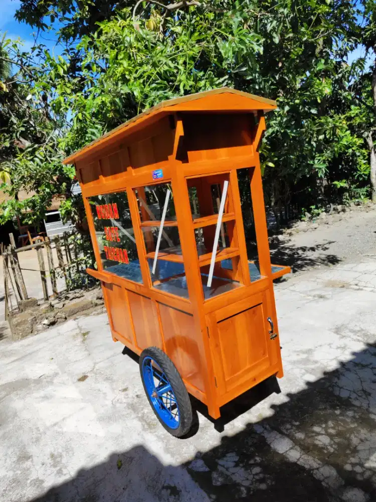 Gerobak Angkringan Bakso Mie Ayam PeceL Bubur Sate Martabak Ronde dlL