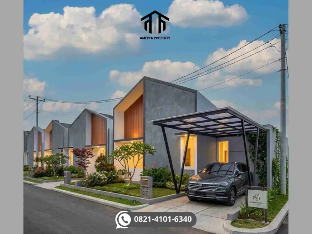 Dekat Stasiun KRL | Cicilan 1 Jutaan DP 0% | Cluster Premium Desain Scandinavian | Rumah Murah Free Biaya biaya