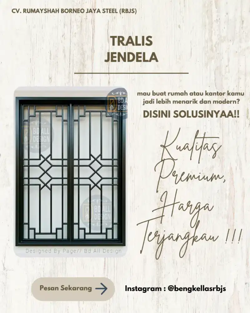 TRALIS JENDELA ANTI KARAT