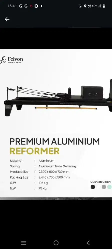 Reformer premium aluminium