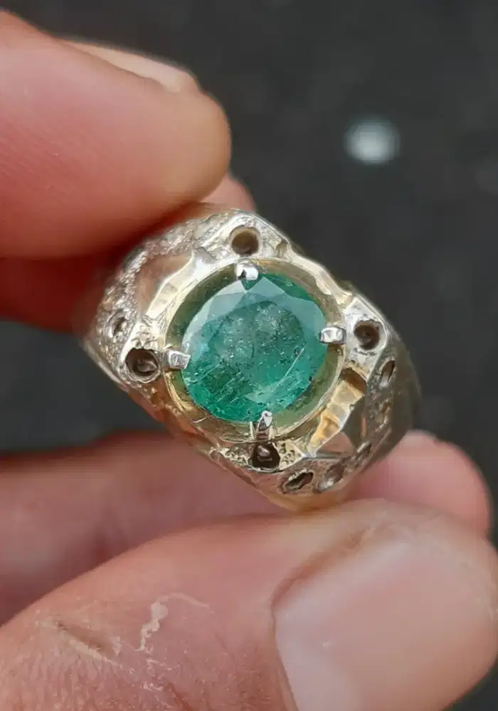 CINCIN PERAK ZAMRUD LAWAS CUTTING