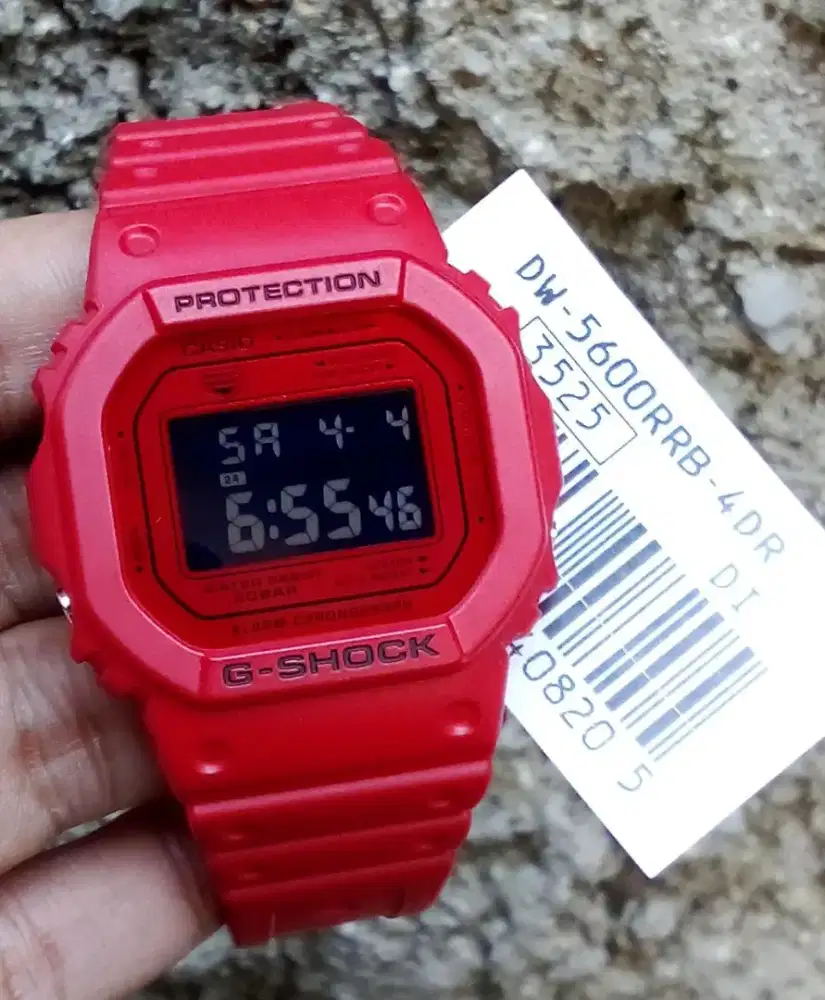 Casio Gshock DW 5600RRB baru