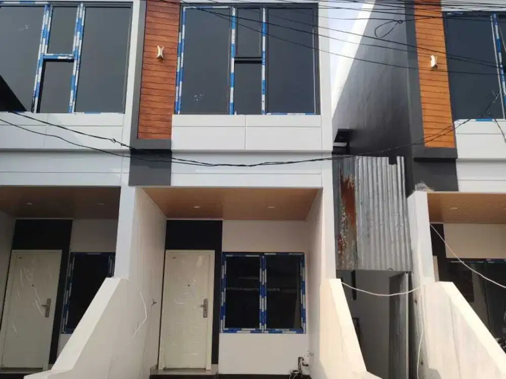 rumah baru mewah 2 lantai di jl. ekonomi dwiwarna dekat Stasiun mangga besar jakarta pusat