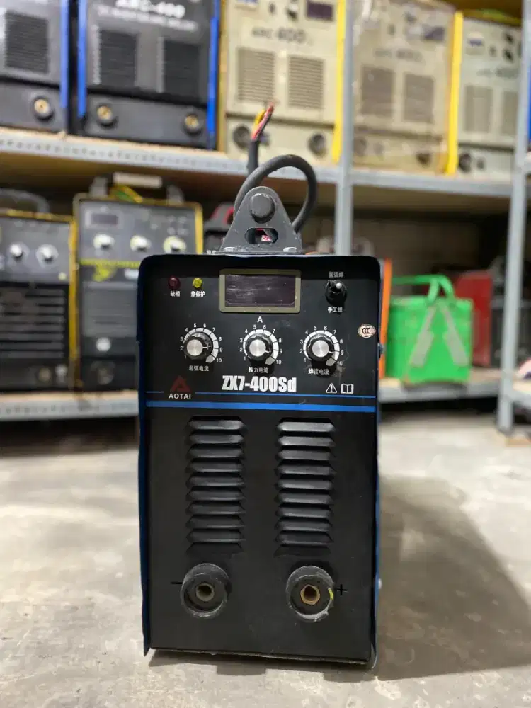 MESIN LAS BEKAS MMA 400A AOTAI SECOND 3 PHASE SMAW STIK LISTRIK IGBT