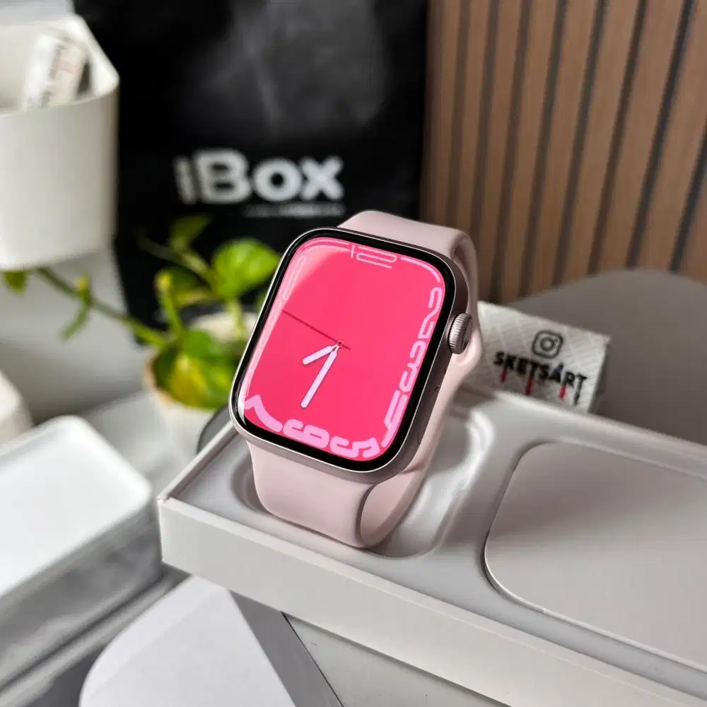 Apple Watch Series 9 45mm iBox Pink iwatch Bh 100%
