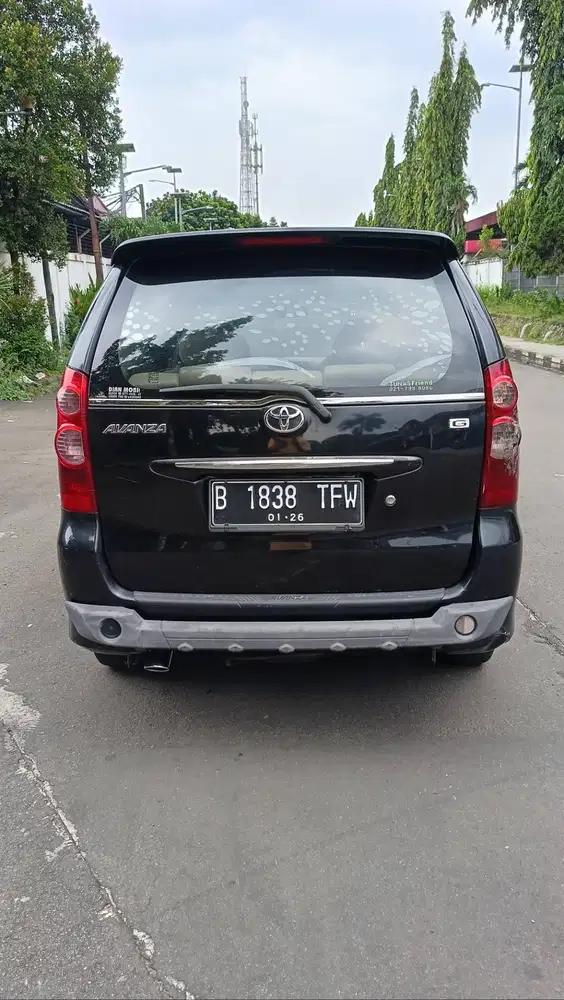 Avanza tipe G manual 2010 original