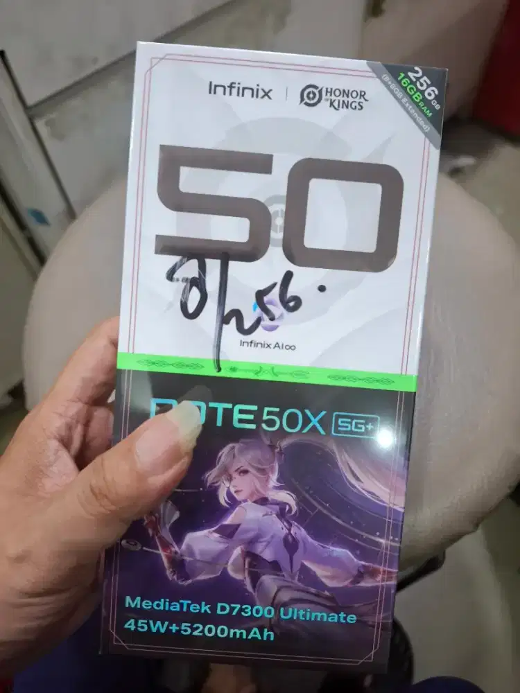 Infinix note 50x 5G ram 8/256 [baru]