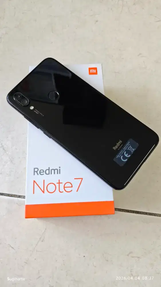 Dijual xiaomi redmi note 7 hitam black 4/64