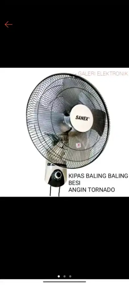 [Baru] Kipas Angin Dinding Sanex FW-1878