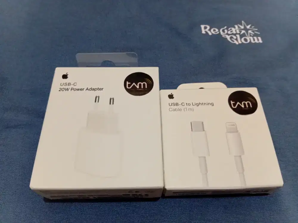 Adaptor Original Tam iphone 20W Tipe C+Kabel Data Tipe C To Lighting