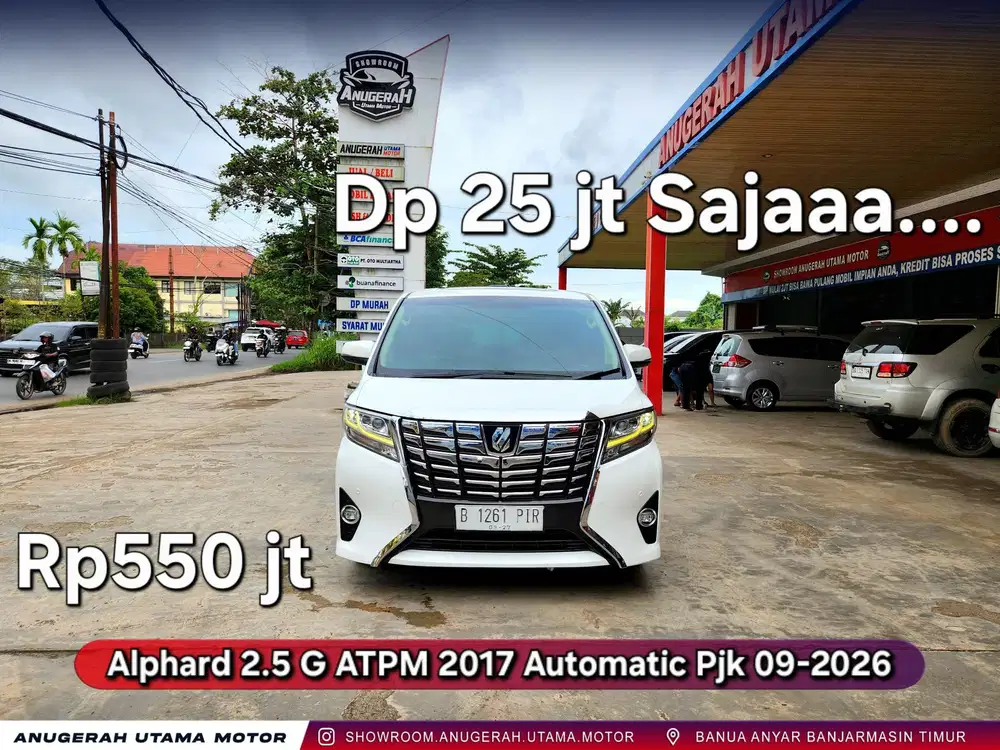 Dp25jt Alphard 2.5 G ATPM Facelift 2017 Automatic