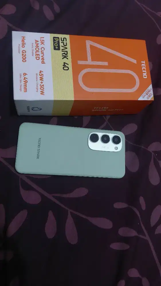 Dijual tecno Spark 40 pro plus 8/128gb