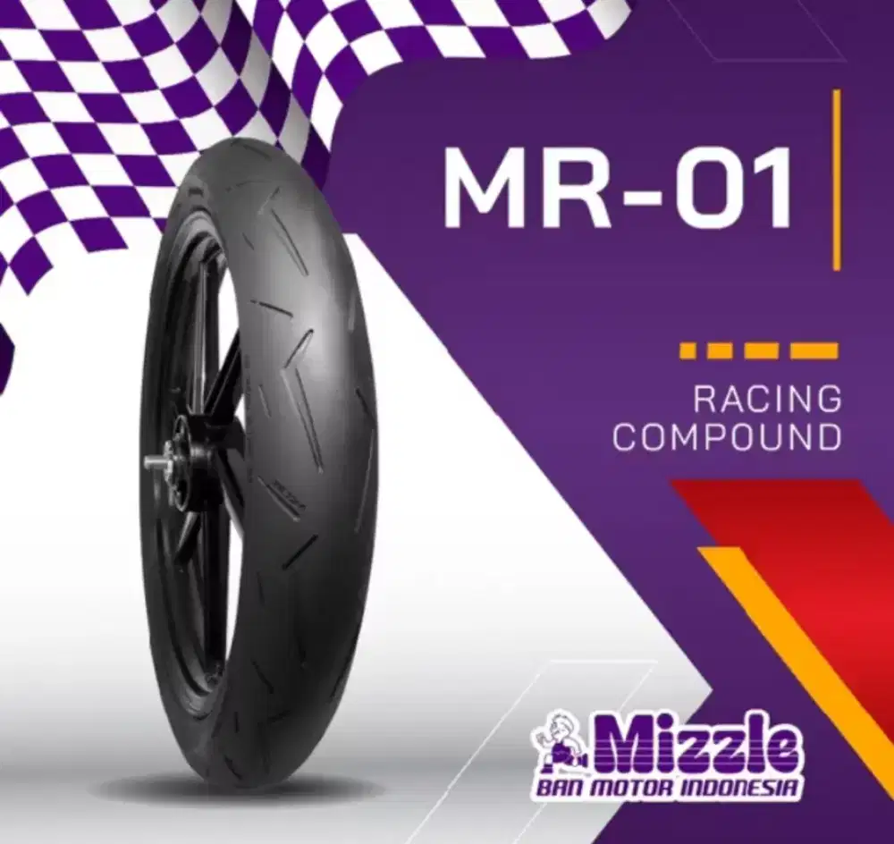 Ban motor matic donat soft compound mizzle mr01 ukuran 90 80 r14