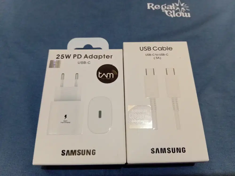 Charger Original Samsung PD 25W+Kabel Data Tipe C to C 3A