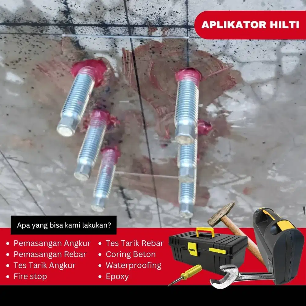 Aplikator Hilti Pemasangan Angkur Terbaik