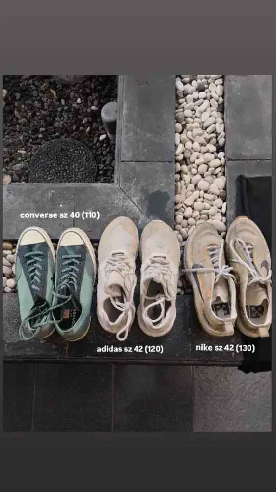 Hoodie jaket crewneck sepatu nike adidas converse champion