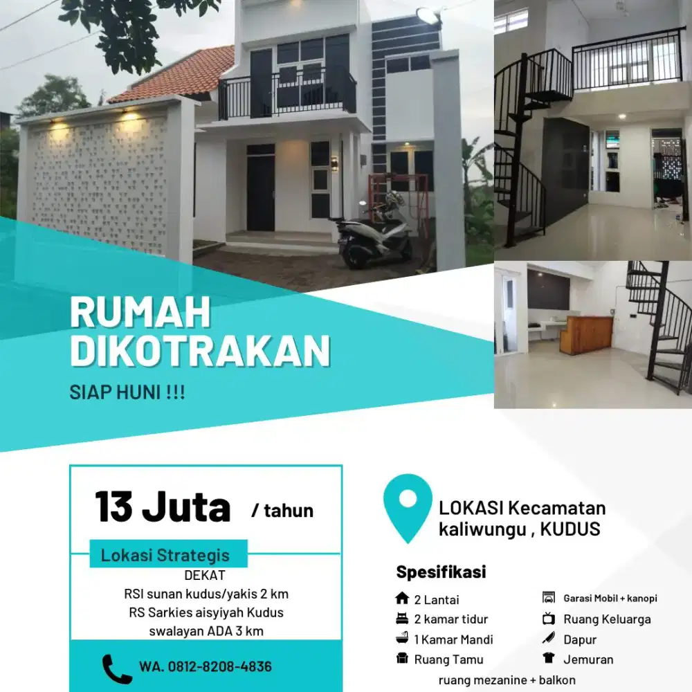 Disewakan rumah bagus siap huni, lokasi strategis