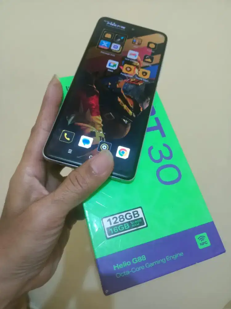 infinix hot 30 ram 8+8/128 mlus lus normal smua msh original semua lkp