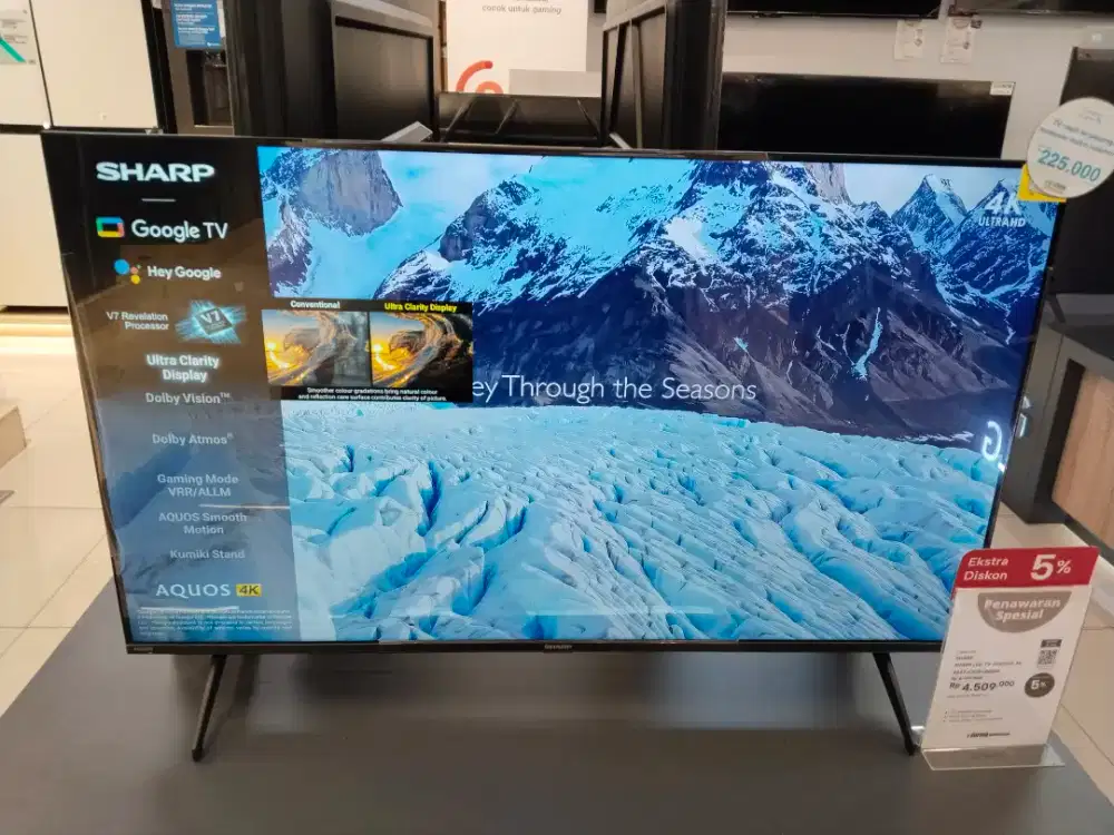 SHARP LED GOOGLE TV 4K 43