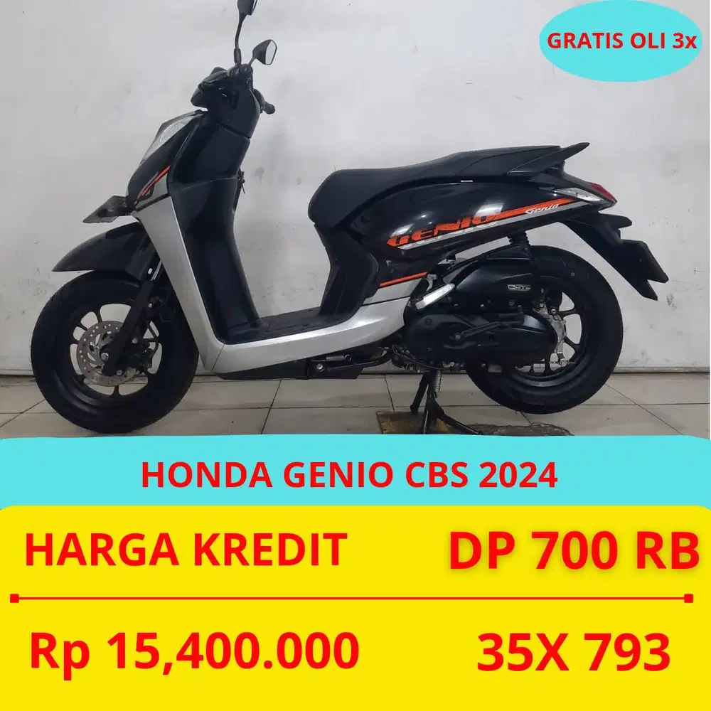 PROMO SUKSES MOTOR HONDA GENIO CBS 2024 DP MURAH 700 RIBU GUYS