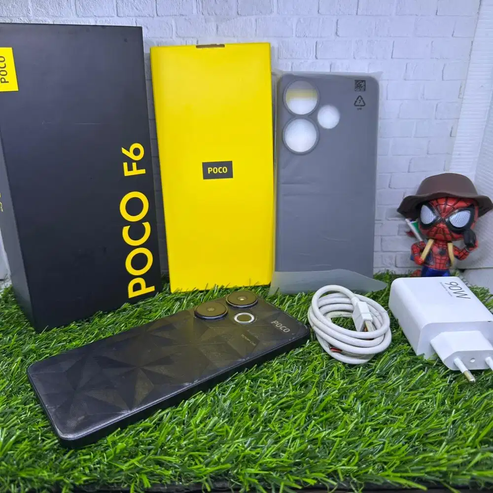 Poco f6 5g 8/256 fullset original like new no minus