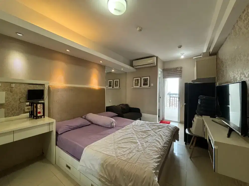 SEWA APARTEMEN BASSURA TIPE STUDIO FURNISH DIATAS MALL
