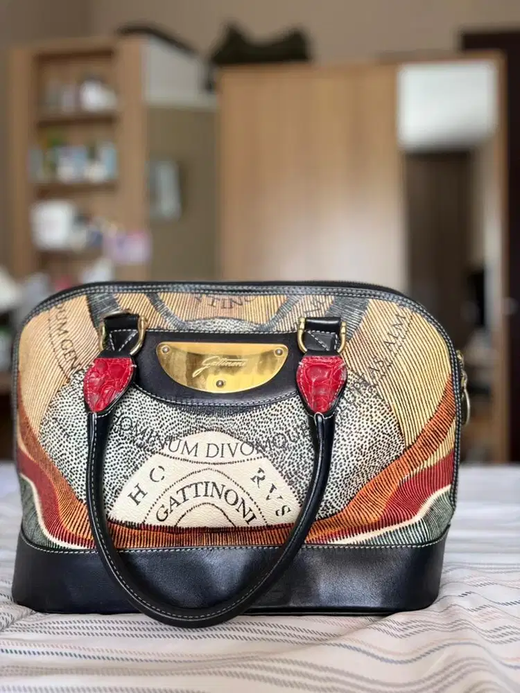 DIJUAL Gattinoni Planetarium Boston Bag Original