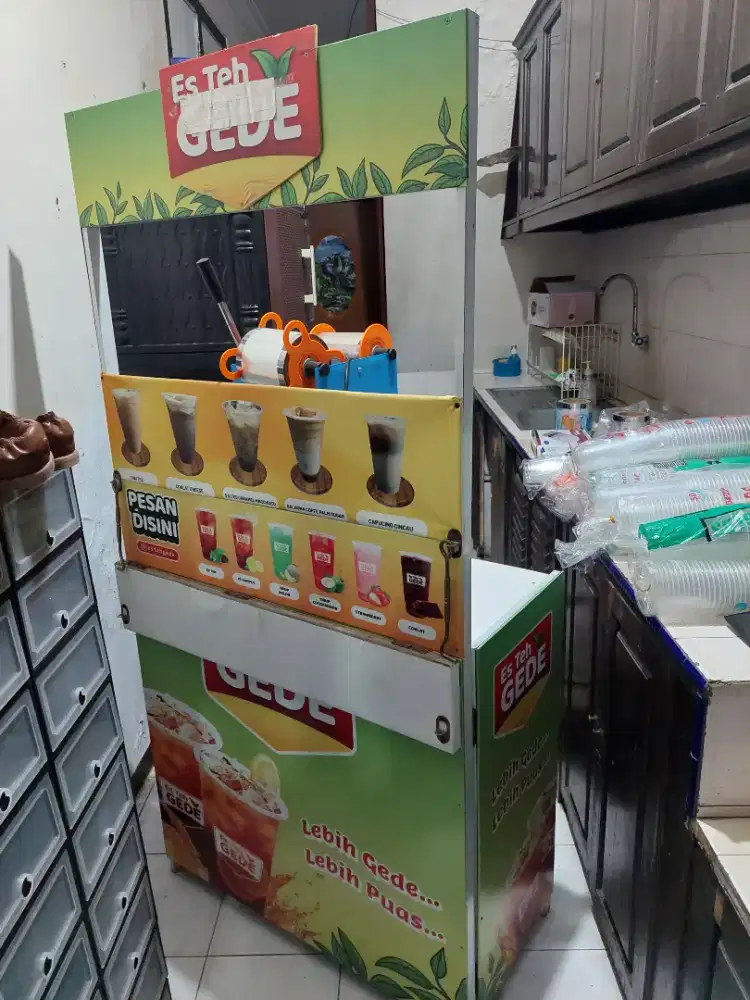 DIJUAL PAKET USAHA MINUMAN LENGKAP (TINGGAL PAKAI)