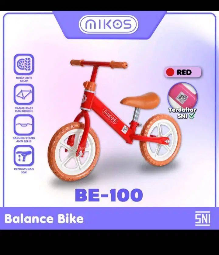mainan anakk pushbike mikos