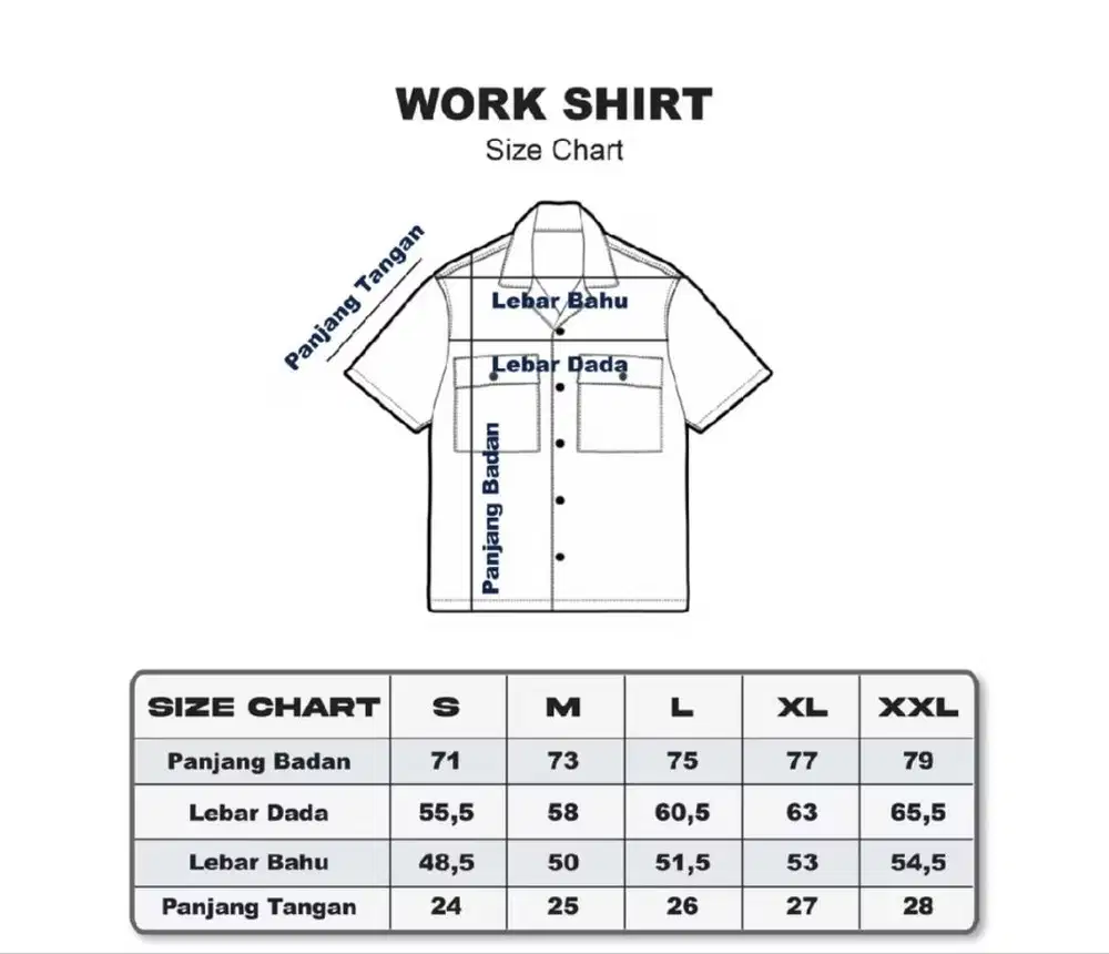 Kemeja Erigo Size XL