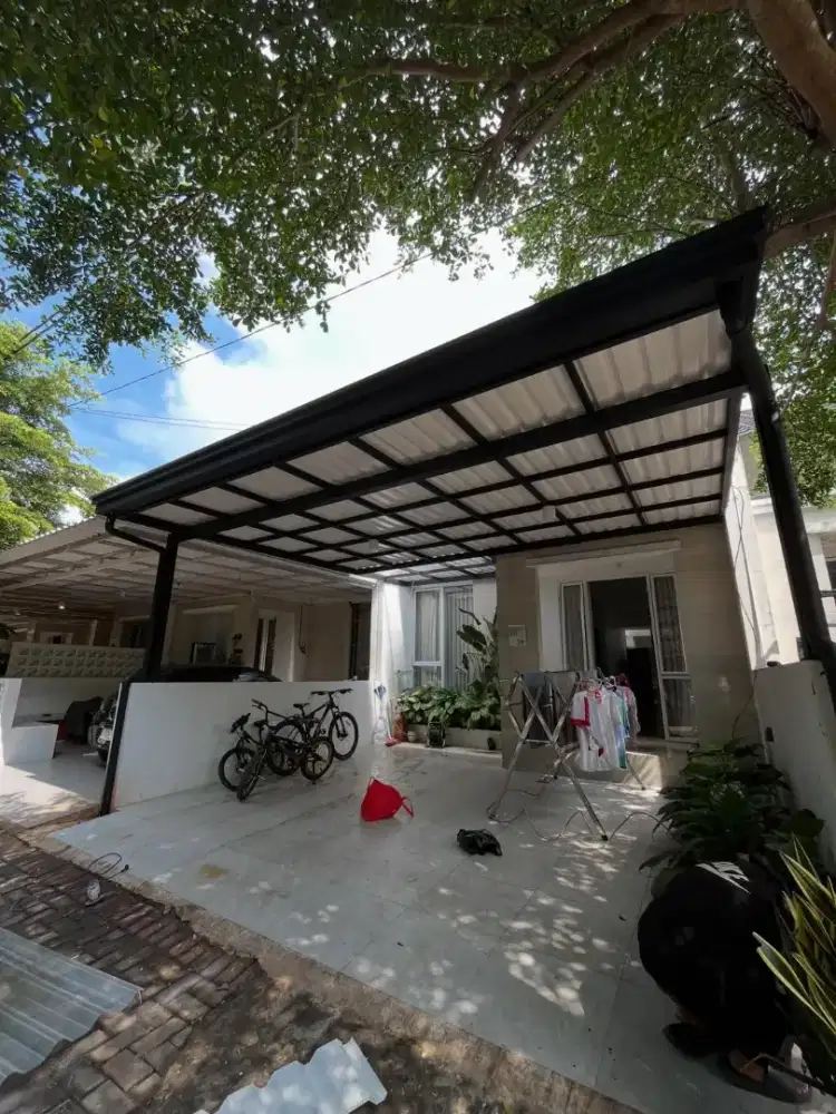 pemasangan kanopi minimalis