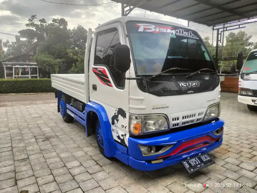 Isuzu elf engkel bak traga tipe NKR 55 th 2016