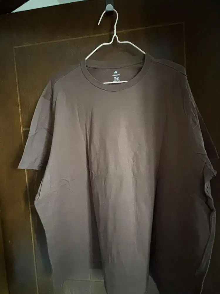 H&M Tshirt XXL Coklat
