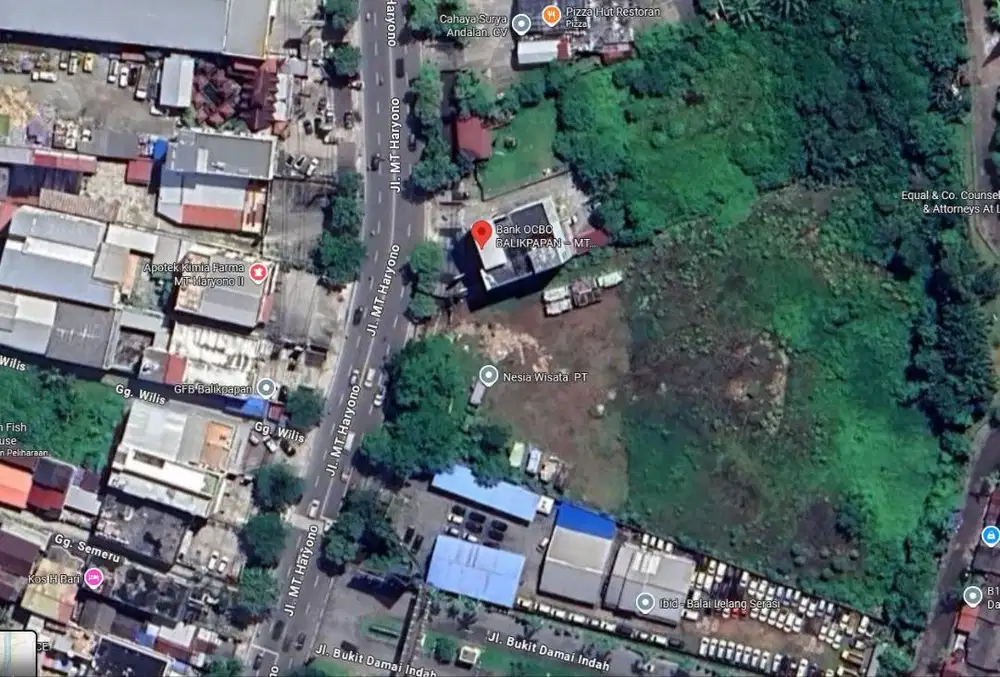 Dijual tanah MT Haryono Balikpapan