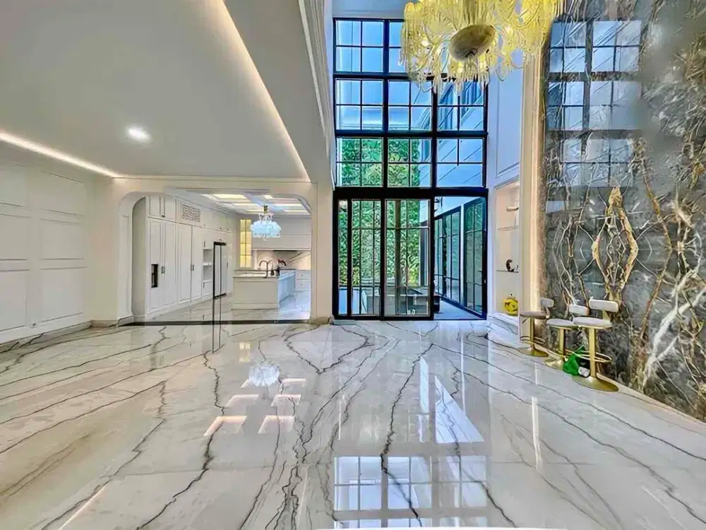 DIJUAL RUMAH MEWAH BRAND NEW, FULL MARMER, MODERN CLASSIC PREMIUM VILLA GADING INDAH, KELAPA GADING