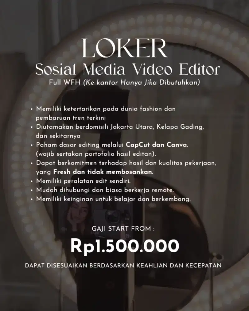 Video Editor Fashion