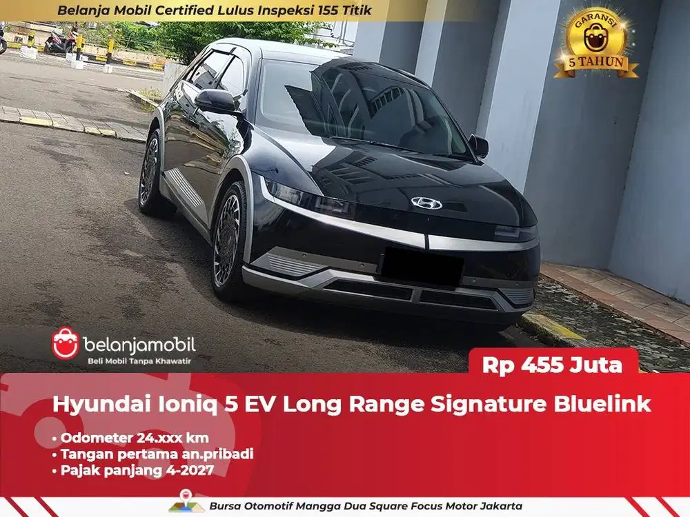 [ PAJAK PANJANG ] Hyundai Ioniq 5 Long Range Signature EV 2023/2024