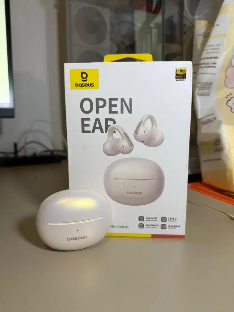 Baseus Bowie MC1 Pro Bekas Mulus 100% Open-Ear True Wireless