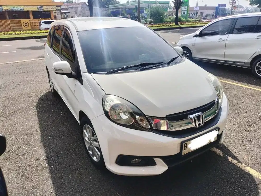 (NEGO) Honda Mobilio E Matic 2014 putih at murah avanza xenia brio brv