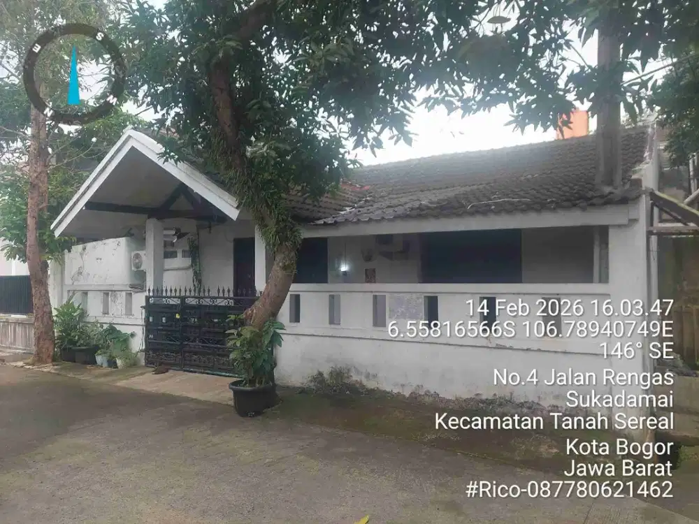 Rumah Luas hook murah di Tanah Sereal Kota Bogor