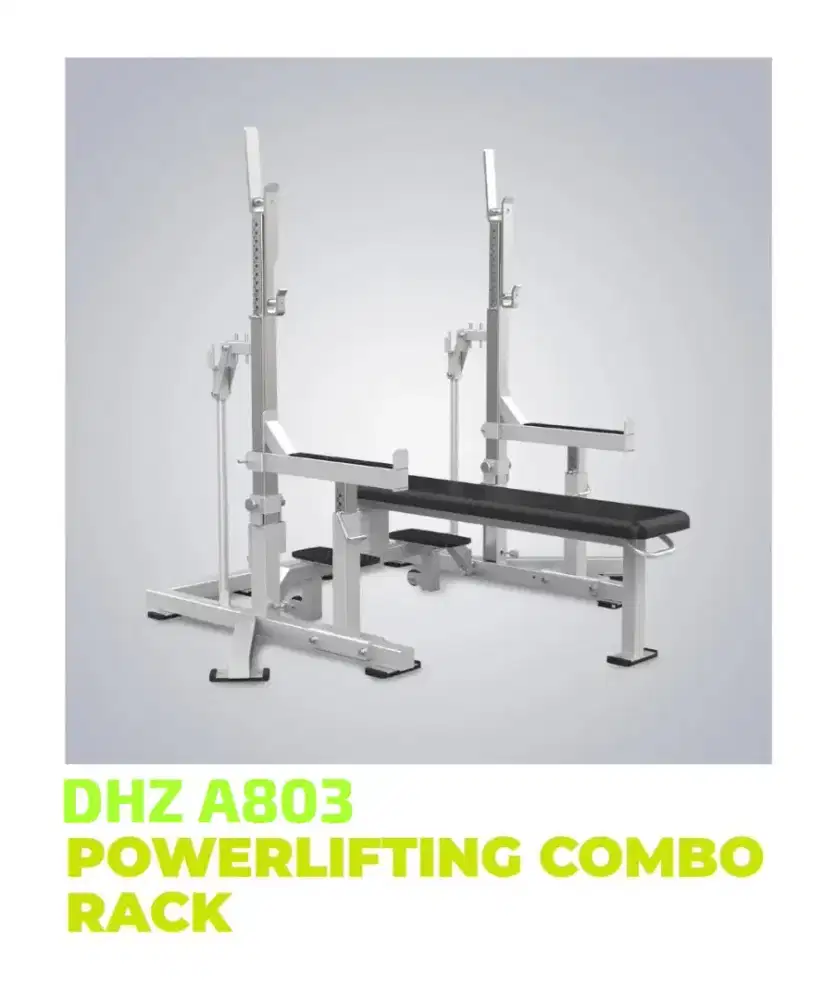 Powerlifting Combo Rack Dhz A803 Alat fitness Import