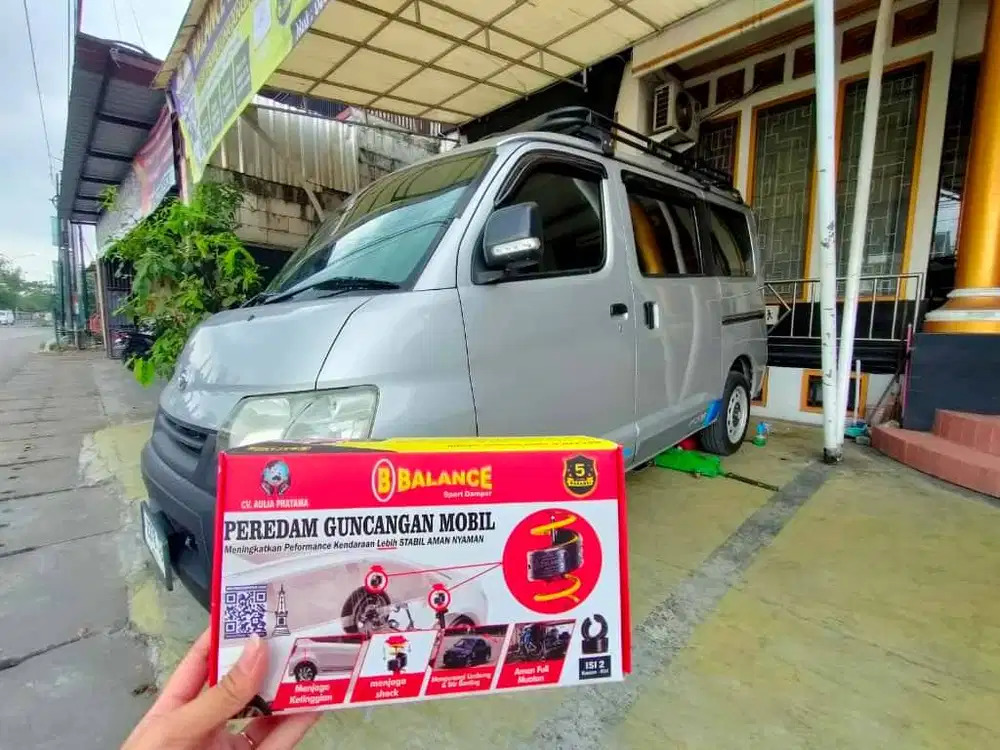 Mobil EMPUK Minim GRUDUK dan LIMBUNG dg Pasang BALANCE Peredam Shock